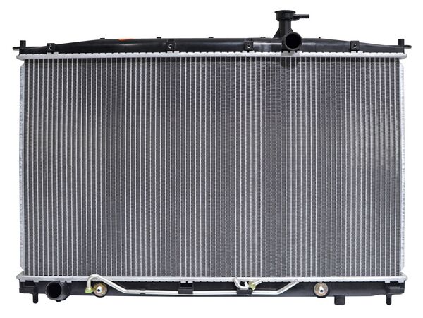 RADIADOR SANTA FE 07-09 AUT V6 2.7, 3.3 LTS C/S AA 15 3/4X28 1/4X26MM ALUMINIO SOLDADO 288 CCCC