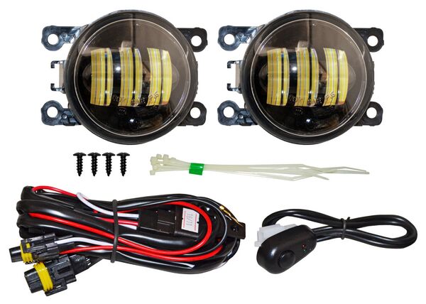 FARO NIEBLA SENTRA 10-12/ RANGER 13-16/ EXPLORER 11-15/ FIESTA 08-16/ FIGO 16-18/ FOCUS 09-14/ ECOSPORT 13-15/ DUSTER 13-16/ GRAND VITARA/ SWIFT/ SX4 07-15 352 LEDS JGO BBB3