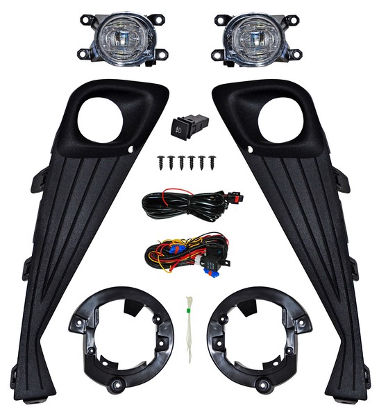 FARO NIEBLA CHR 20 C/ PARRILLA JGO 352