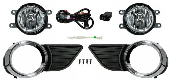 FARO NIEBLA SIENNA 11-17 C/PARRILLA FILO CROM JGO 352