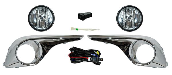 FARO NIEBLA HIGHLANDER 11-13 C/PARRILLA CROM JGO 352 *****2