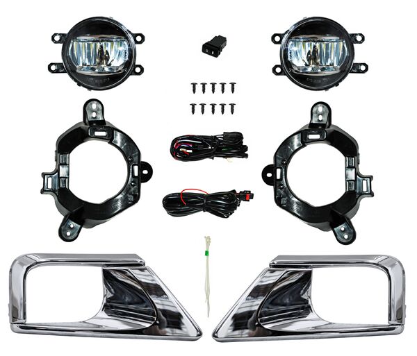 FARO NIEBLA LAND CRUISER 16 LED C/PARRILLA CROM JGO 352 BBBB